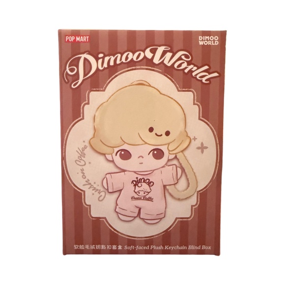 Pop Mart DIMOO Crush on Coffee Series-Soft-faced Plush Keychain Blind Box- BNIB - Picture 3 of 4